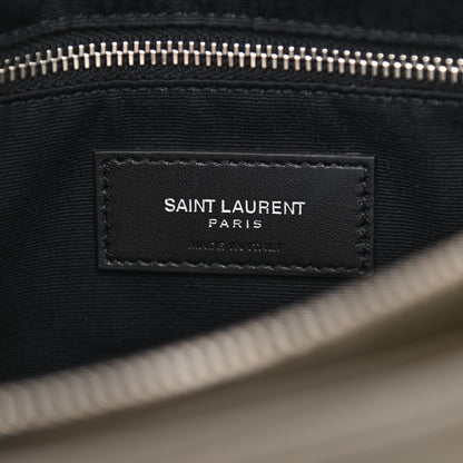 Saint Laurent Calfskin Y Quilted Monogram Medium Loulou Chain Satchel Military Olive 7 of 15