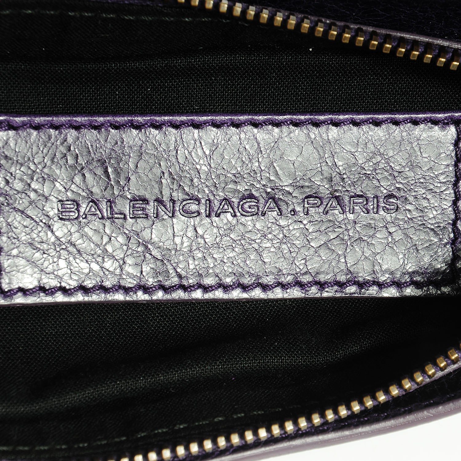 Balenciaga Chevre Porte Toilette Makeup Clutch Violet 6 of 11