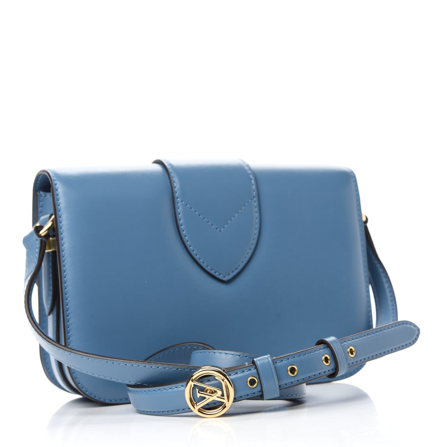 Smooth Calfskin LV Pont 9 Bleu Orage