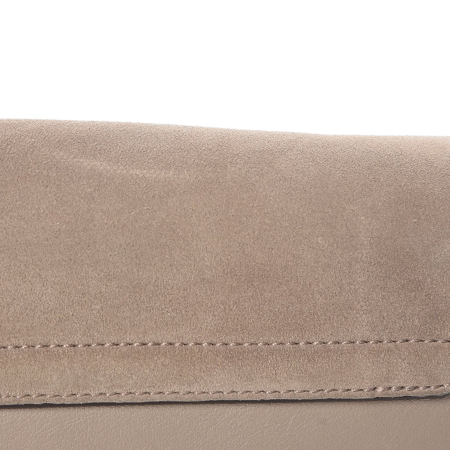 Chloe Suede Calfskin Small Faye Shoulder Bag Motty Grey 16 of 22