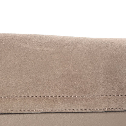 Chloe Suede Calfskin Small Faye Shoulder Bag Motty Grey 16 of 22