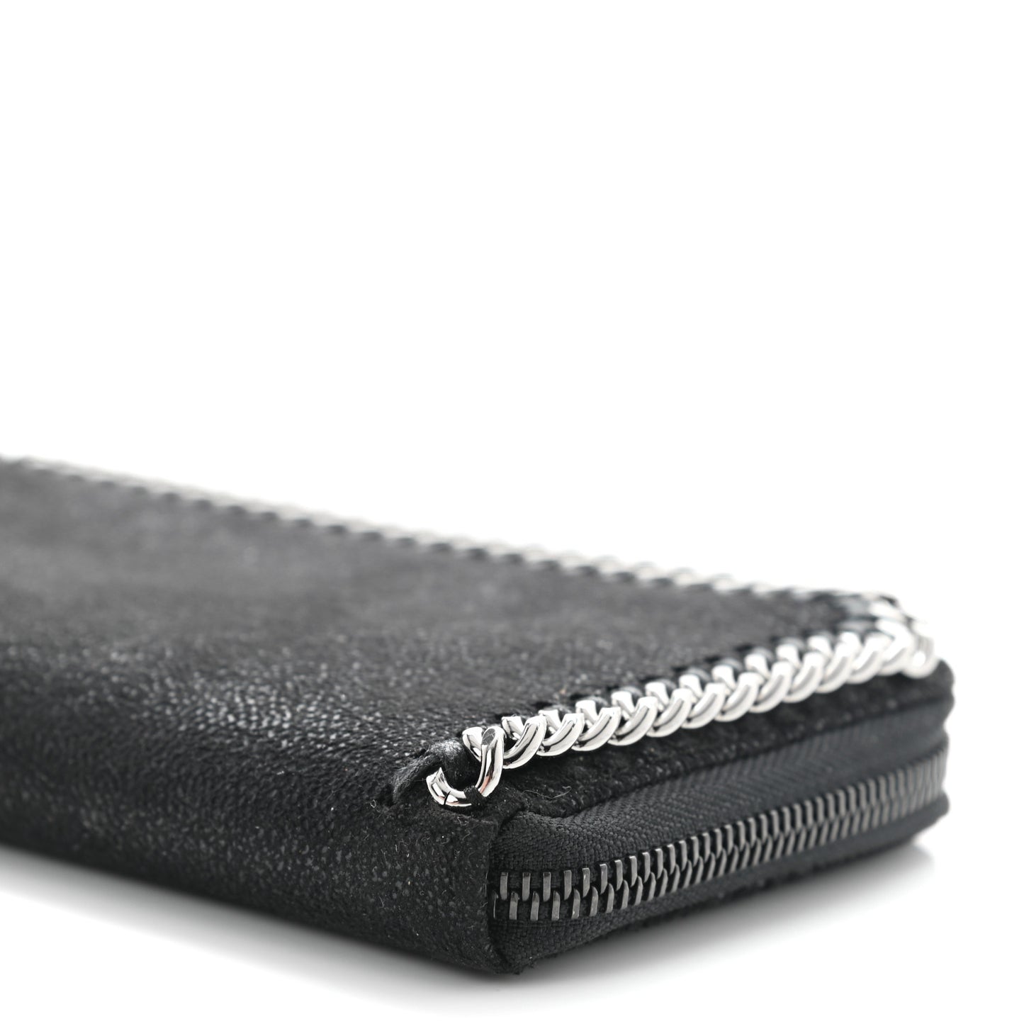 Shaggy Deer Falabella Zip Around Wallet Black