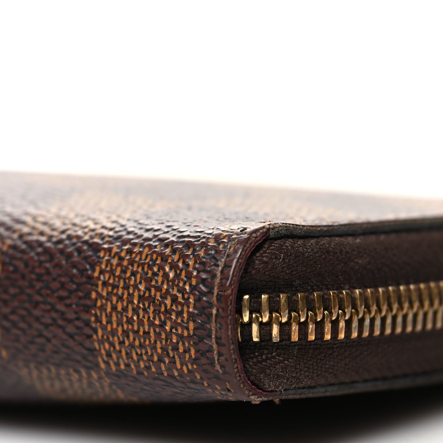 Damier Ebene Clemence Wallet Cherry