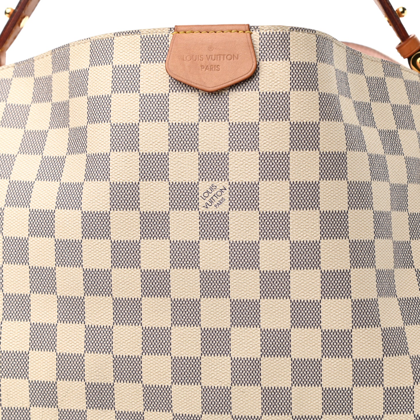 Damier Azur Graceful MM Rose Ballerine