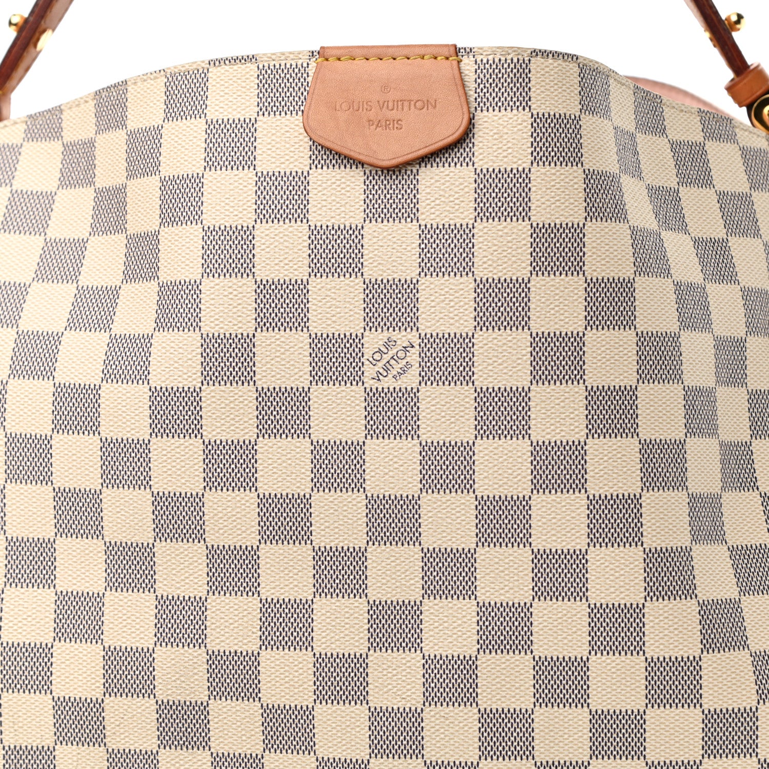 Louis Vuitton Damier Azur Graceful MM Rose Ballerine 8 of 12