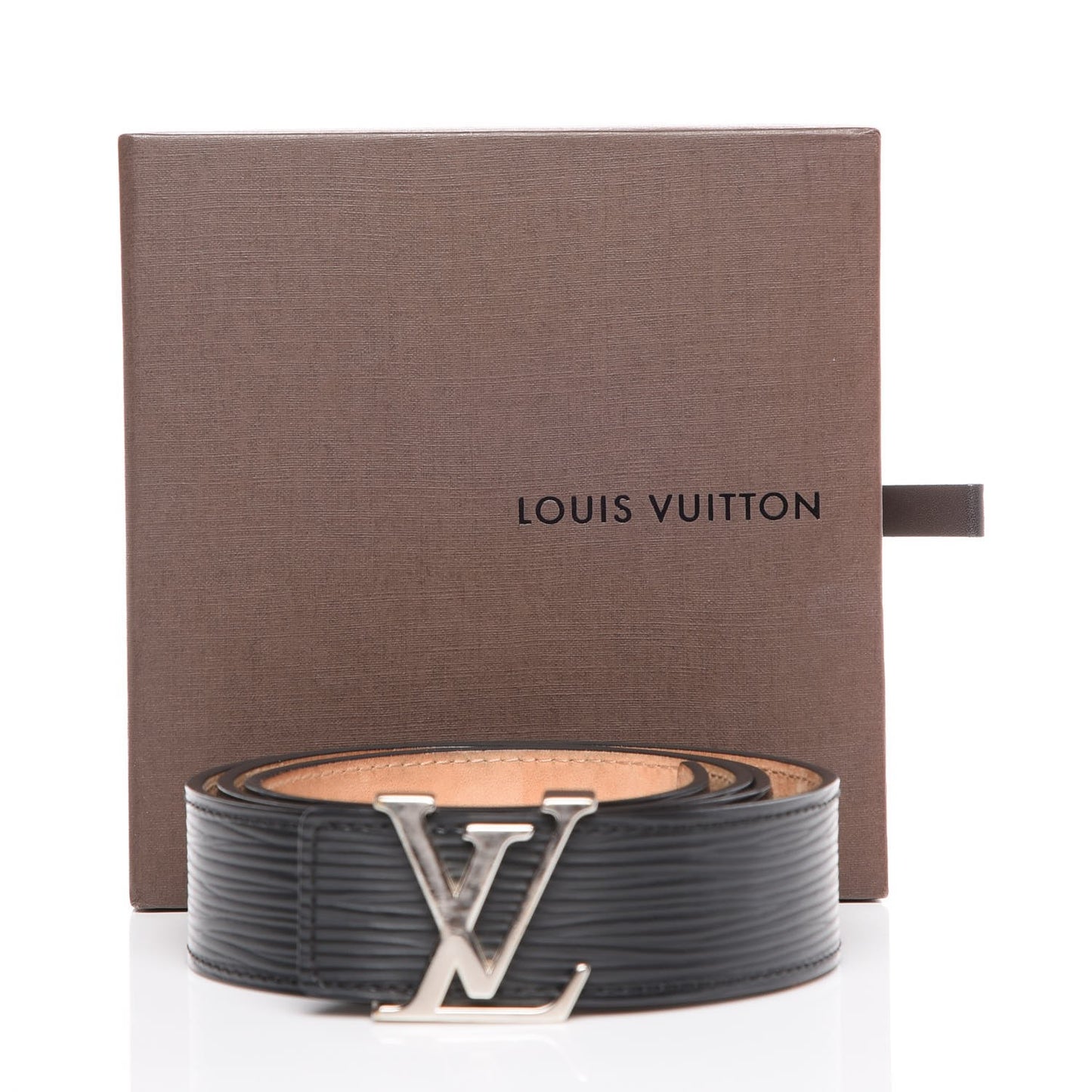 Epi 30mm LV Initiales Belt 85 34 Black