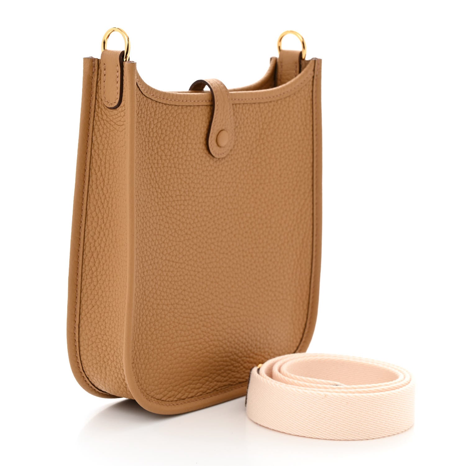 Hermes Taurillon Clemence Amazone Evelyne TPM Biscuit Nata 3 of 11