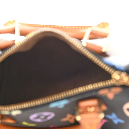 Louis Vuitton Monogram Multicolor Mini Sac HL Speedy Black 5 of 8
