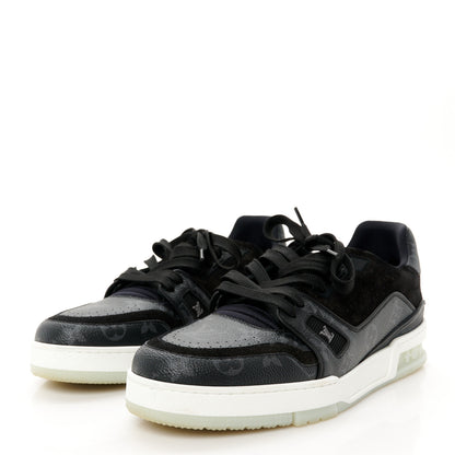 Louis Vuitton Monogram Eclipse Mens LV Trainer Sneakers 8 Black 4 of 11