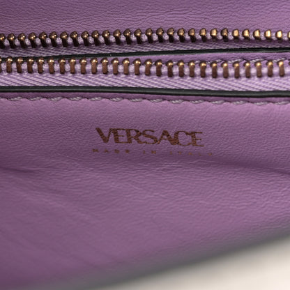 Versace Calfskin Medium La Medusa Top Handle Handbag Optical White 6 of 10