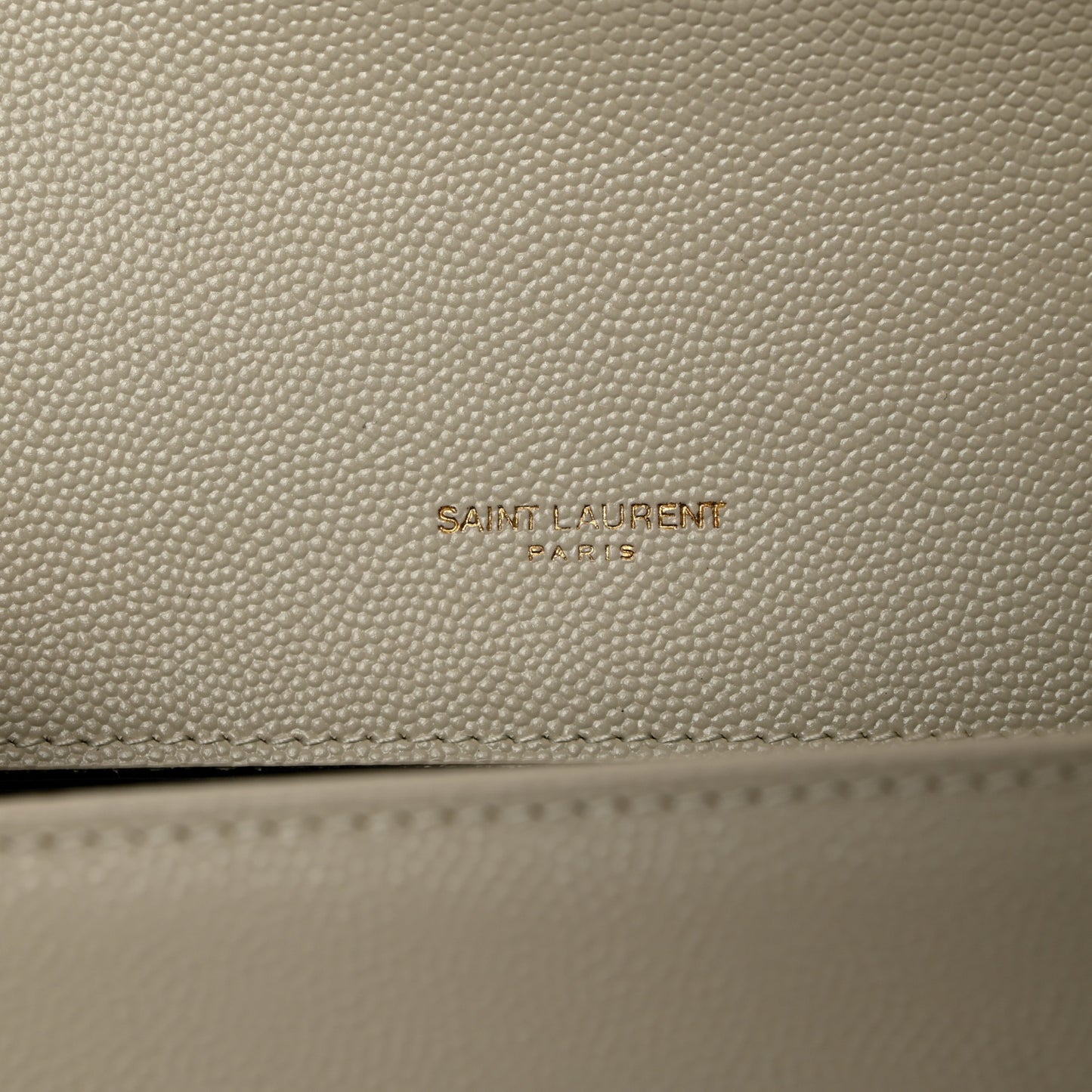 Grain De Poudre Medium Classic Monogram Kate Satchel Crema Soft