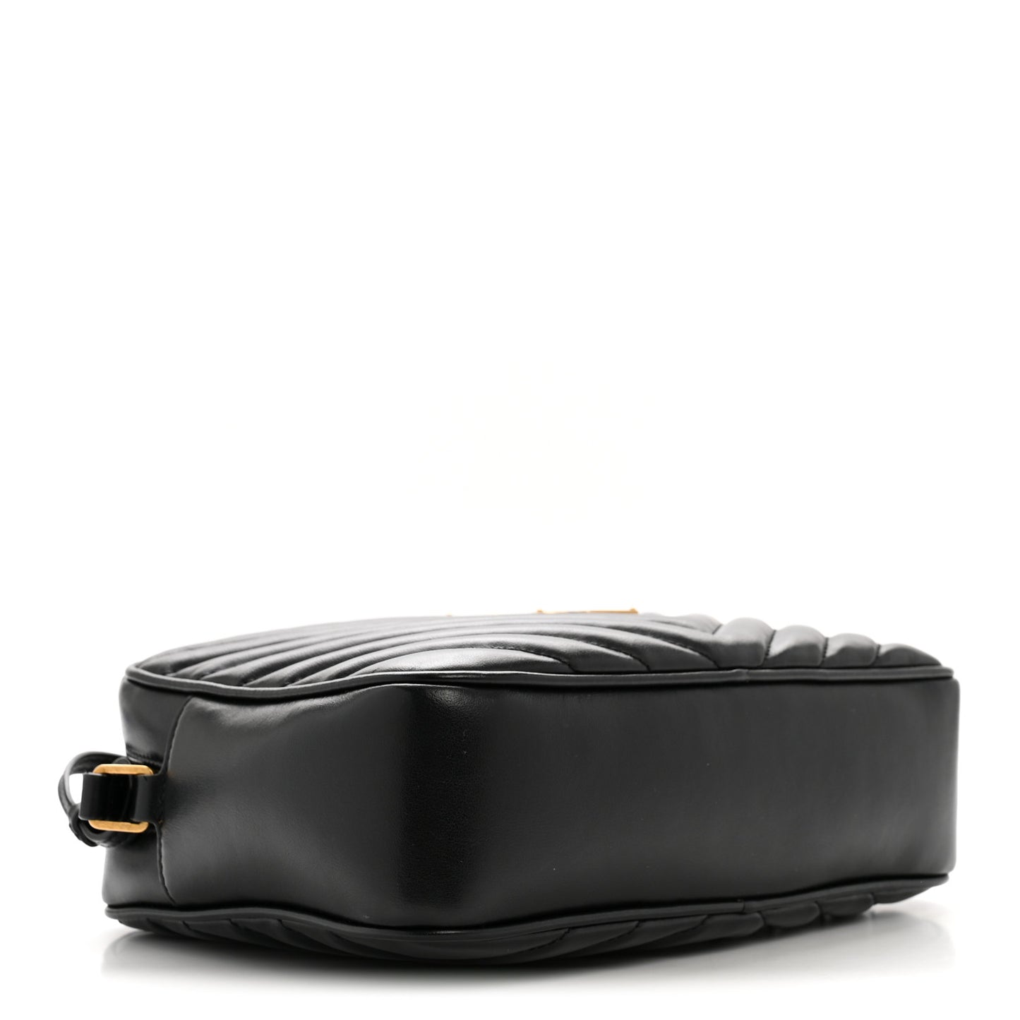 Calfskin Matelasse Monogram Lou Camera Bag Black