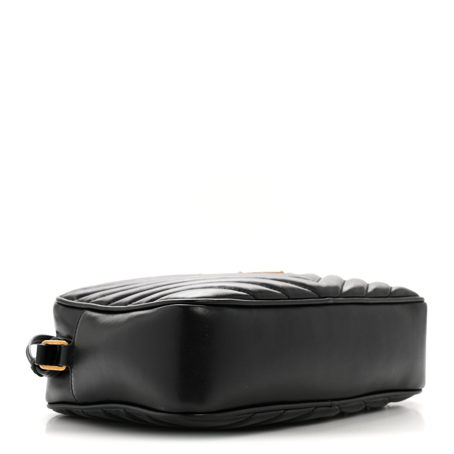 Saint Laurent Calfskin Matelasse Monogram Lou Camera Bag Black 4 of 13