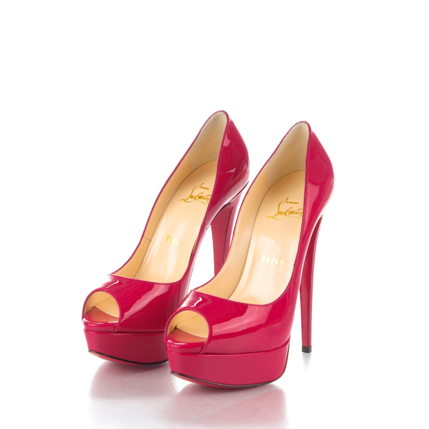 Patent Lady Peep 150 Pumps 38 Pivoine