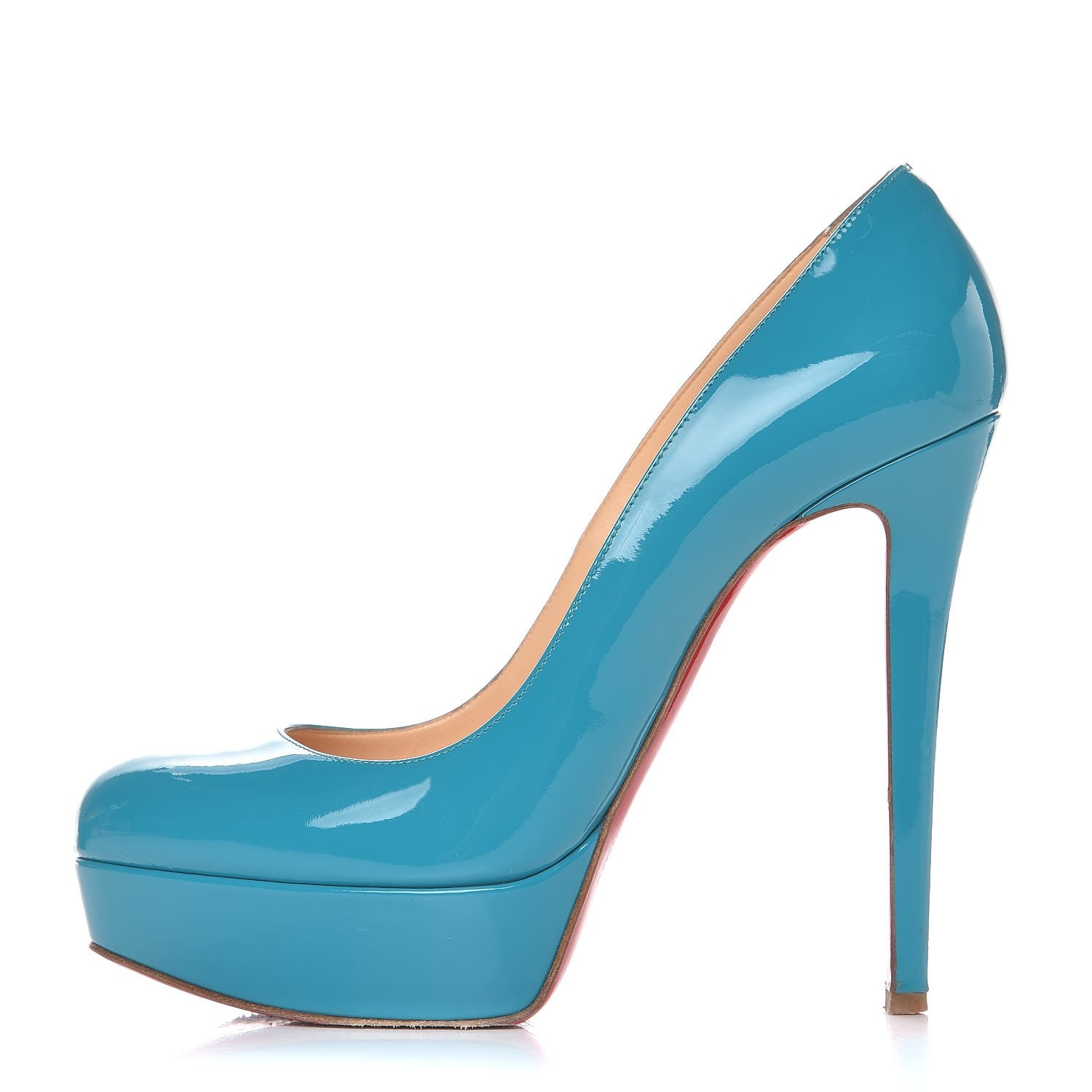 Christian Louboutin Patent Bianca 140 Pumps 39.5 Caraibes 1 of 13