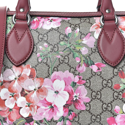 Gucci GG Supreme Monogram Blooms Small Boston Beige Multicolor Dry Rose 10 of 10