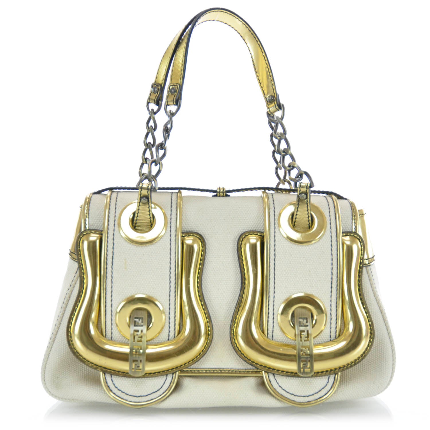 Fendi Canvas Mirror B Bag 1 of 8