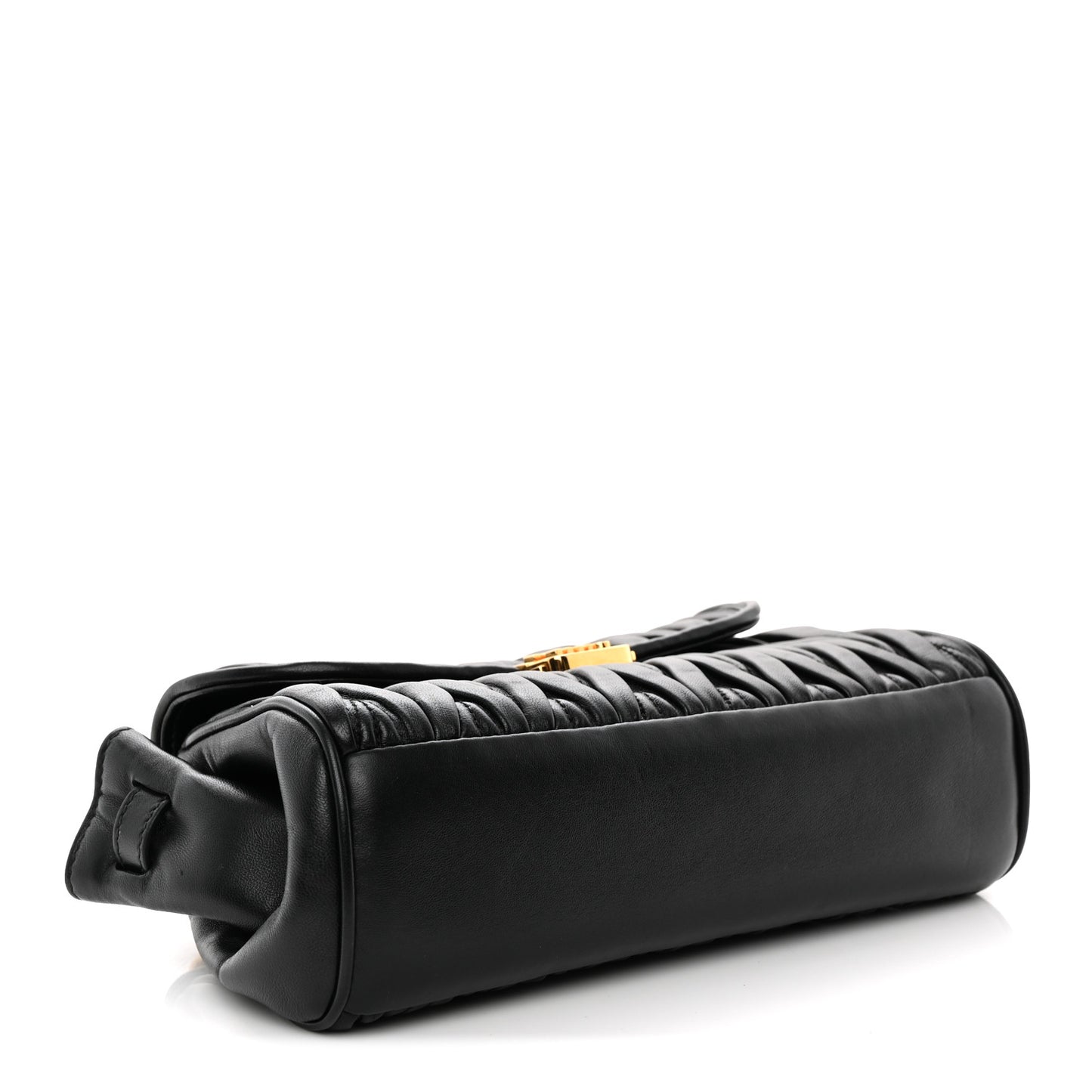 Nappa Matelasse Shoulder Bag Black