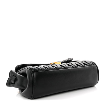Miu Miu Nappa Matelasse Shoulder Bag Black 4 of 9