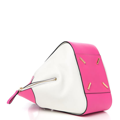 Loewe Calfskin Small Hammock Shoulder Bag Shocking Pink White 3 of 10