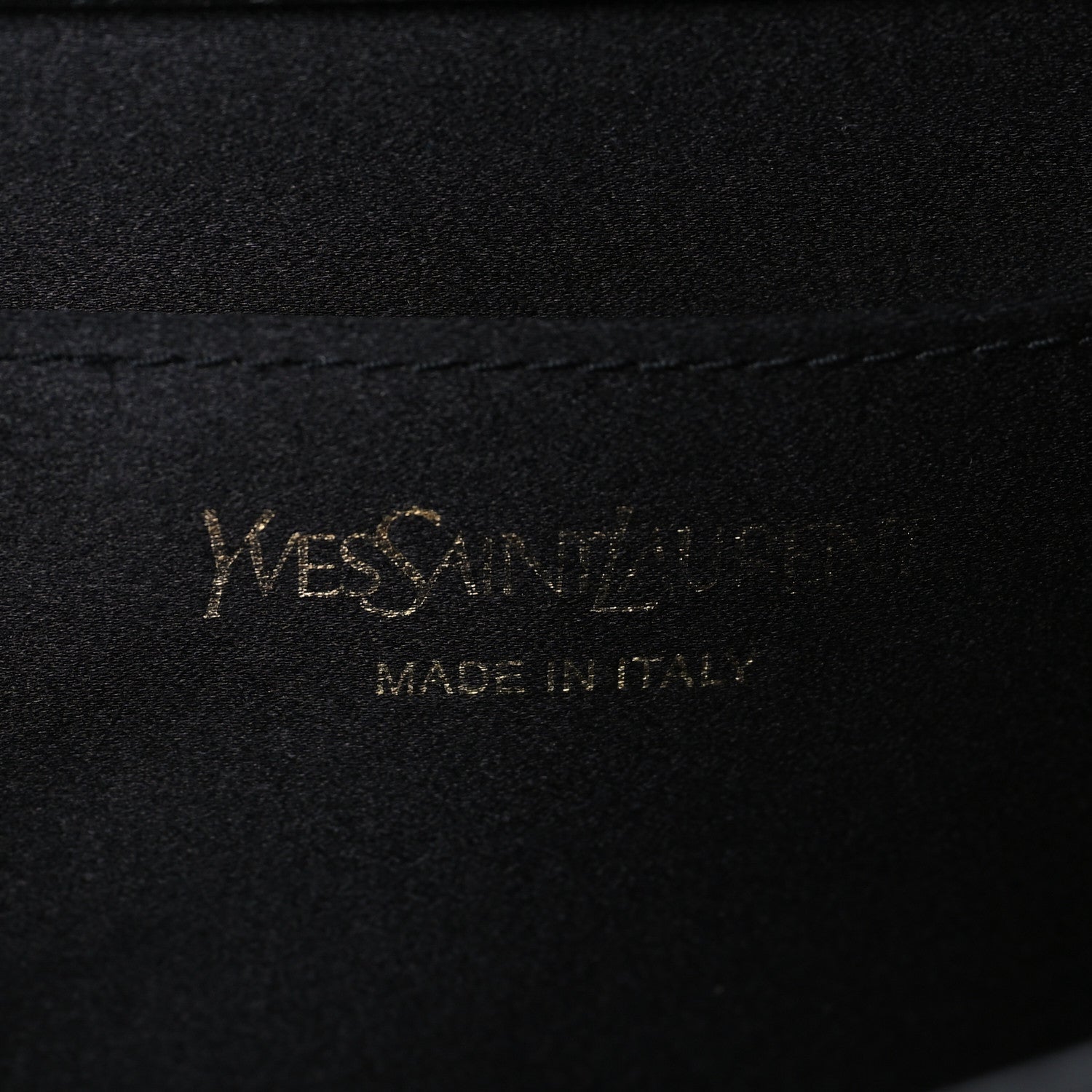 Saint Laurent Calfskin Monogram Large Belle De Jour Clutch Black 7 of 9