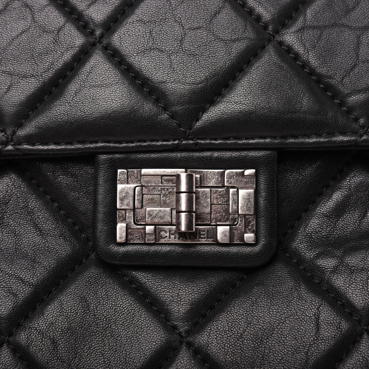 Washed Lambskin Maxi Take Away Flap Bag Black