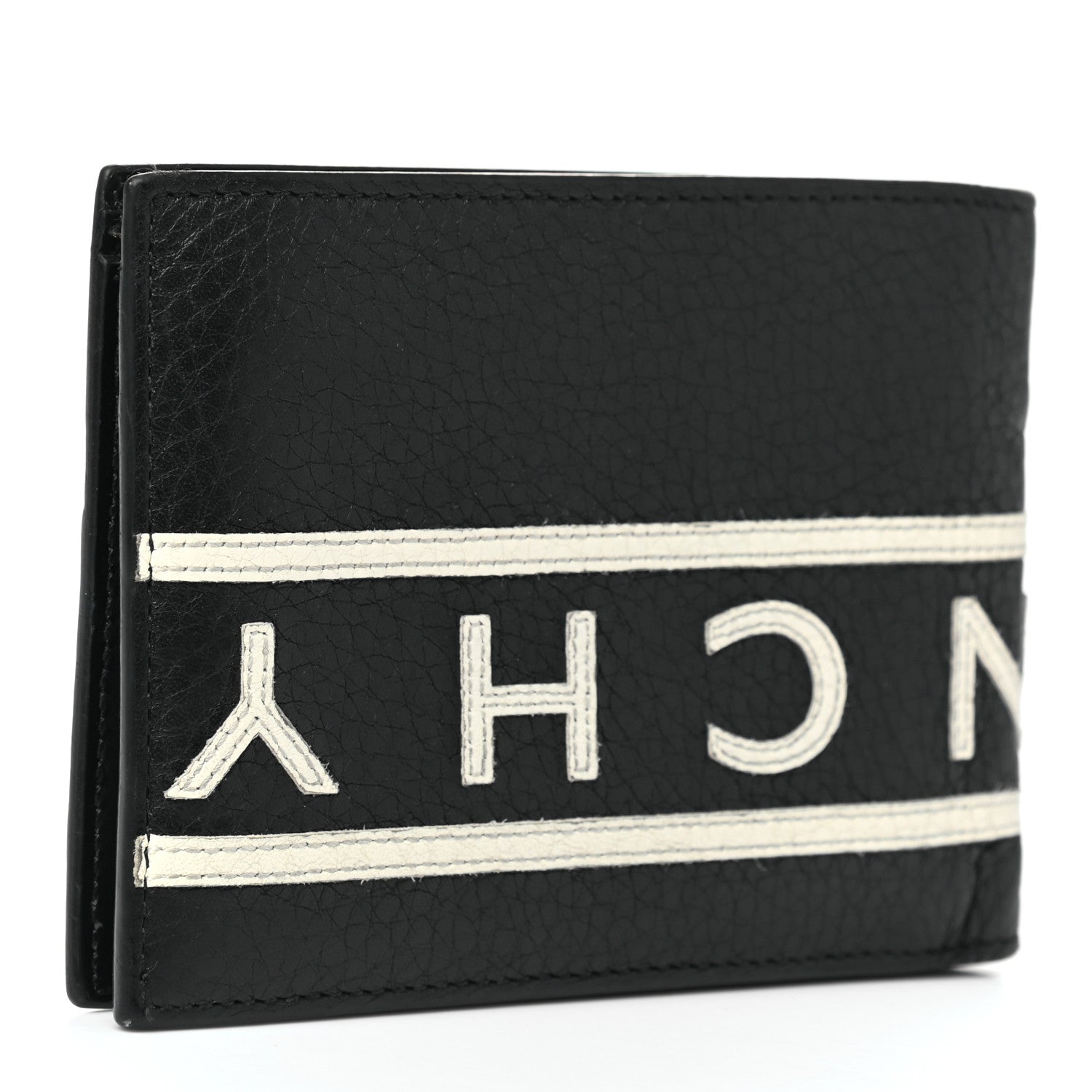 Givenchy Calfskin Logo Bi-Fold Wallet Black 3 of 8
