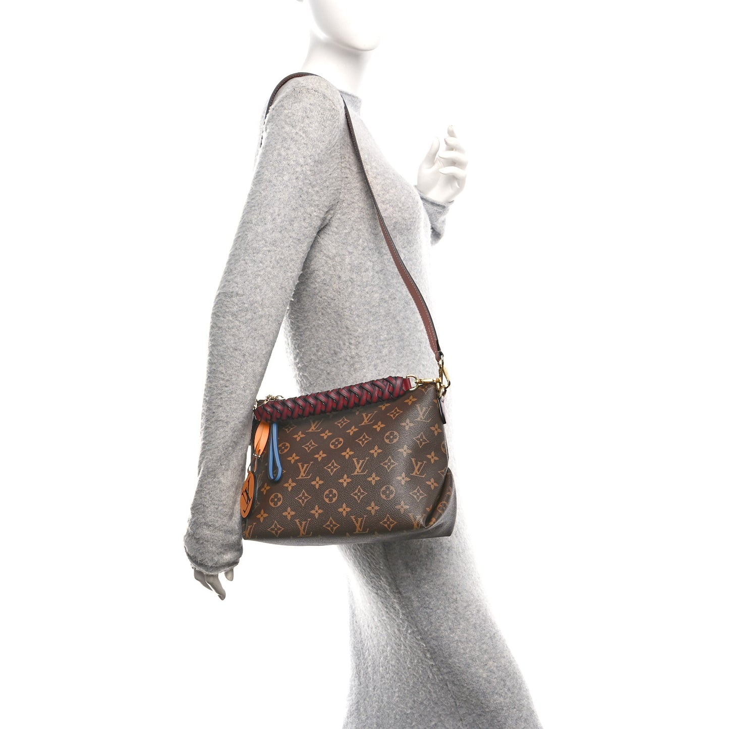 Monogram Beaubourg Hobo Mini Bordeaux Red Peach Safran Blue Jean Blue