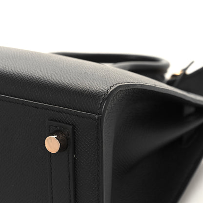 Hermes Epsom Birkin Sellier 25 Black 12 of 13