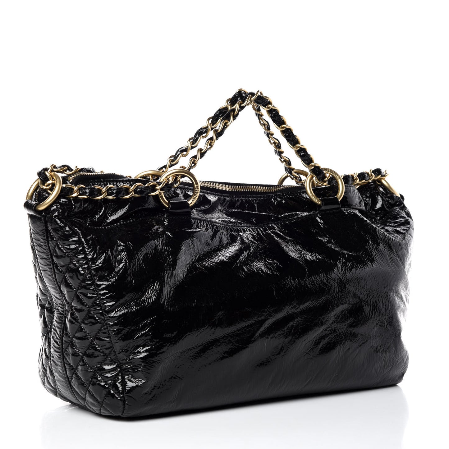 Vinyl Medium Rock and Chain Bowler Black