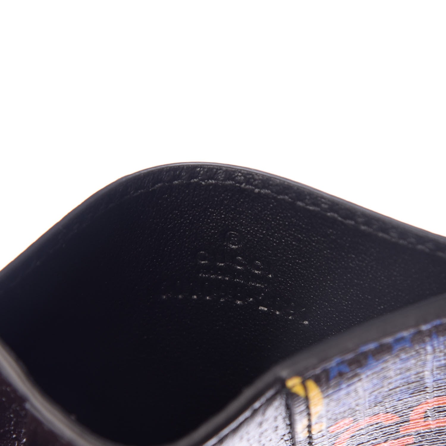 Gucci GG Supreme Monogram Psychedelic Card Holder Black 6 of 7