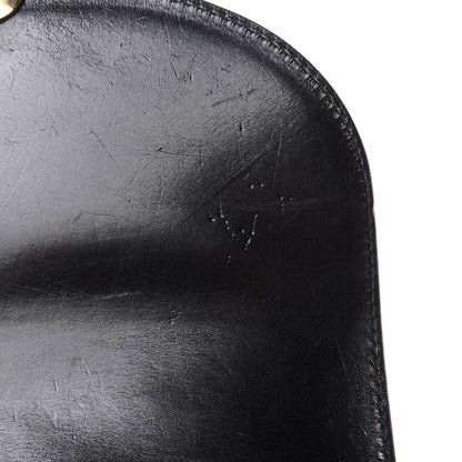 Burberry Polished Bridle Calfskin Studded Small Abbott Crossbody Bag Black 8 of 13