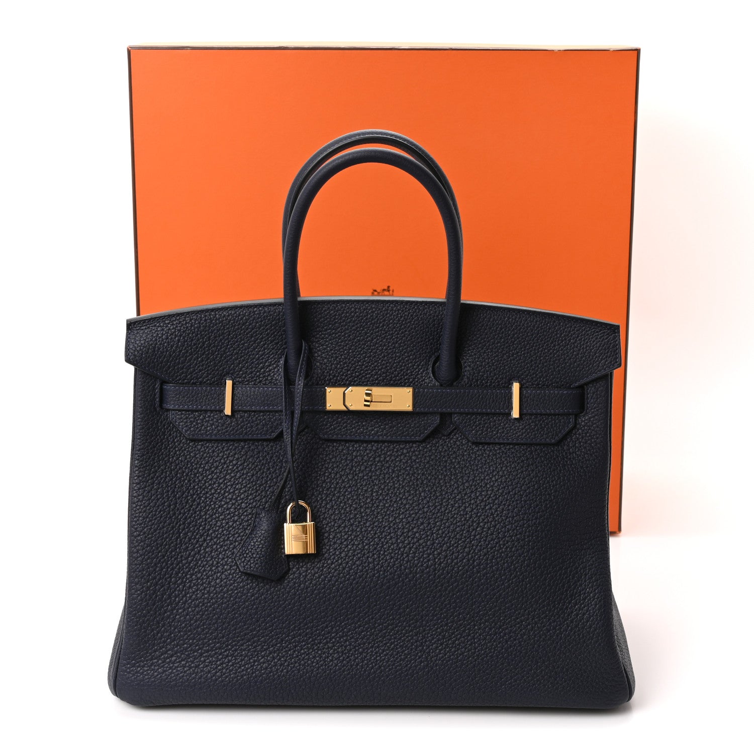 Hermes Togo Birkin 35 Bleu Nuit 11 of 11