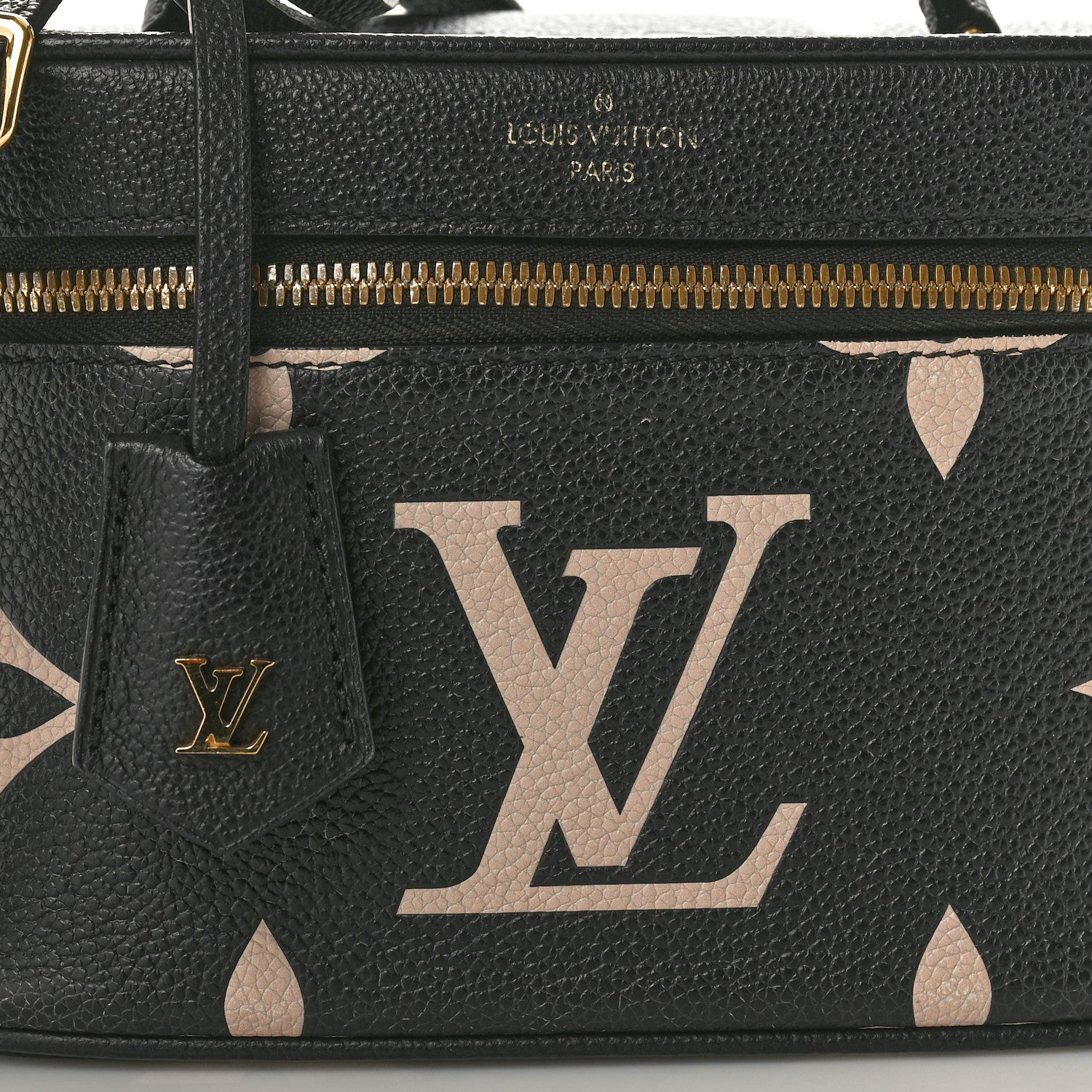 Louis Vuitton Empreinte Monogram Giant Vanity PM Black Beige 7 of 10