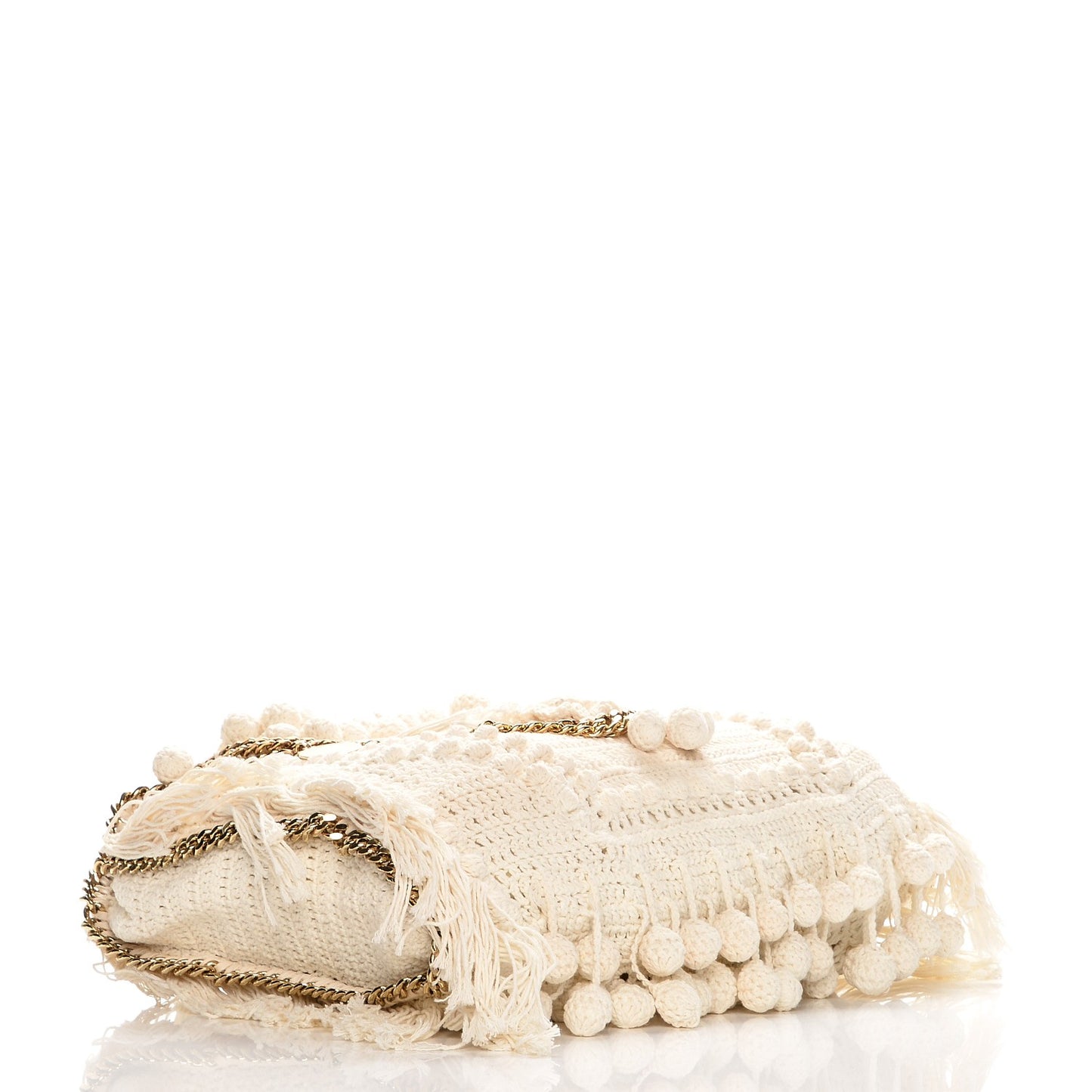Crochet Falabella Tote Egg White