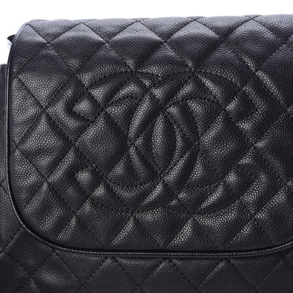 Chanel Caviar Quilted Timeless Accordion Flap Black 10 of 10
