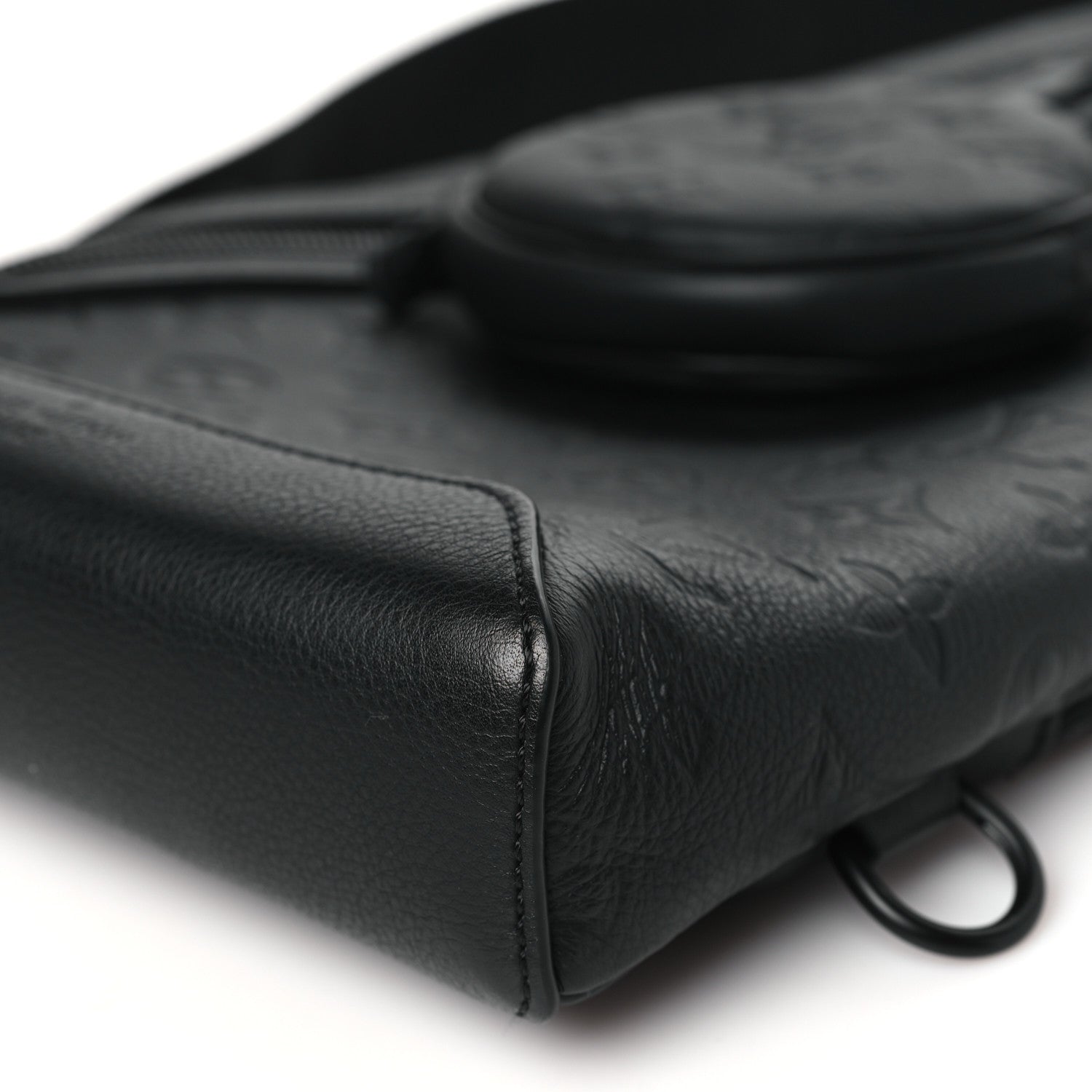 Louis Vuitton Calfskin Shadow Monogram Duo Slingbag Black 10 of 10
