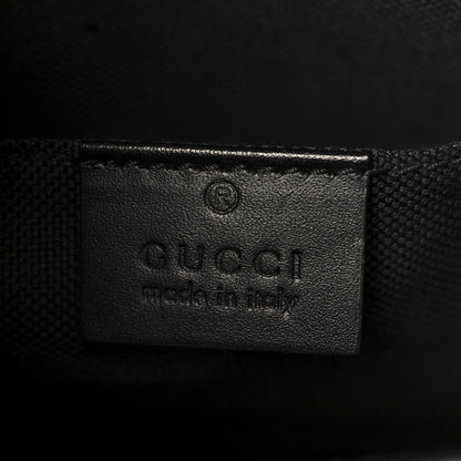 Gucci GG Supreme Monogram Selleria Calfskin Web New Web Cosmetic Case Black 6 of 8