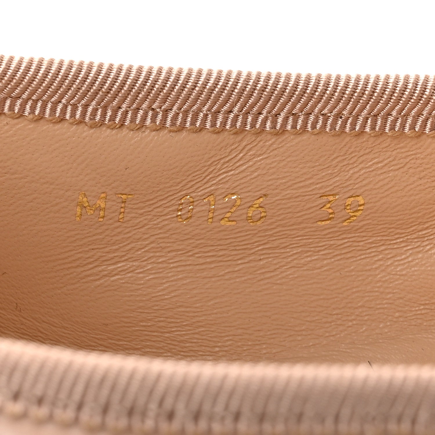 Christian Dior Calfskin Cannage Pearl Bow Ballet Flats 39 Nude 9 of 10