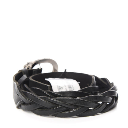 Gucci Calfskin Braided Dionysus Belt 90 36 Black 3 of 6