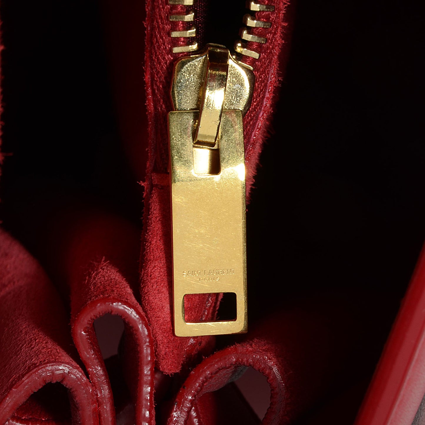 Calfskin Large Sac de Jour Carryall Lipstick Red