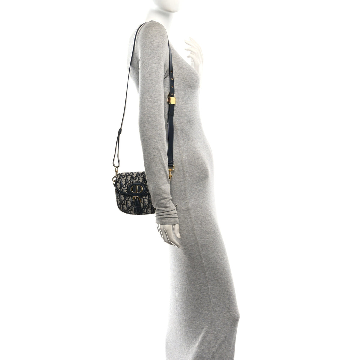 Christian Dior Oblique Small Bobby Flap Blue 2 of 9