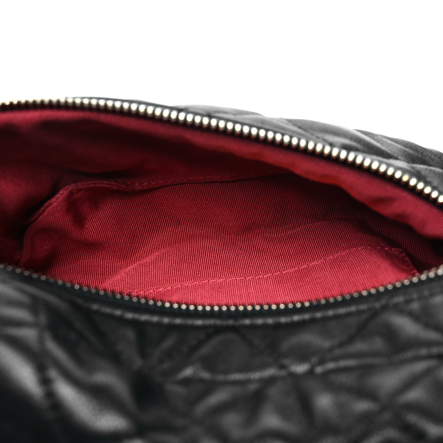 Chanel Lambskin Quilted Linked In Waist Bag Black 5 of 11