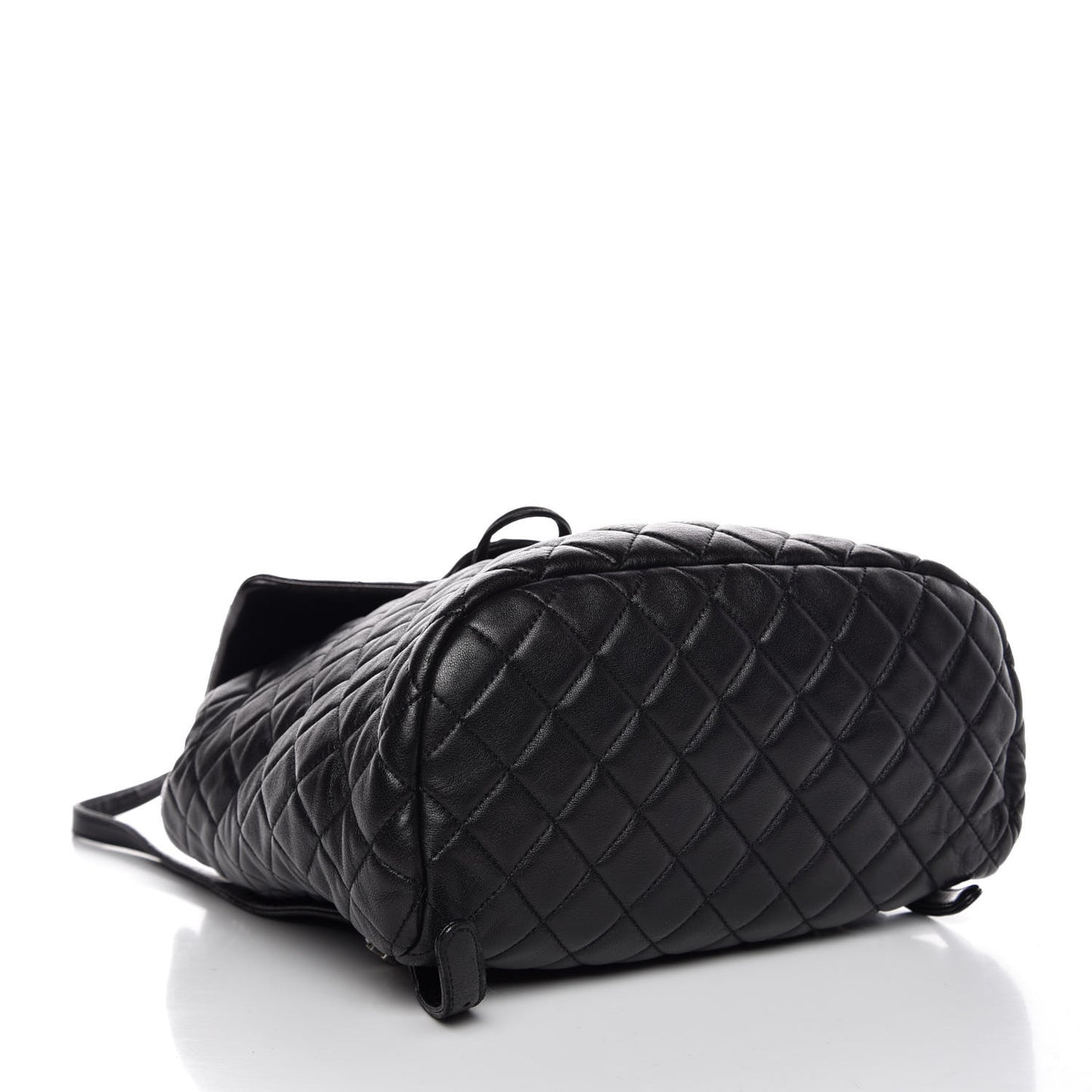 Lambskin Quilted Large Urban Spirit Backpack Black