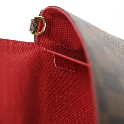 Louis Vuitton Damier Ebene Pochette Felicie Chain Wallet 7 of 10