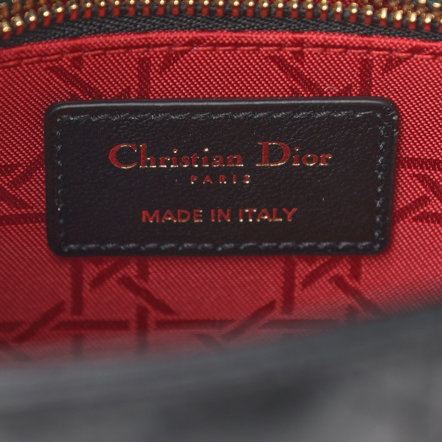 Christian Dior Lambskin Cannage Small Lucky Badges My Lady Dior Black 5 of 7