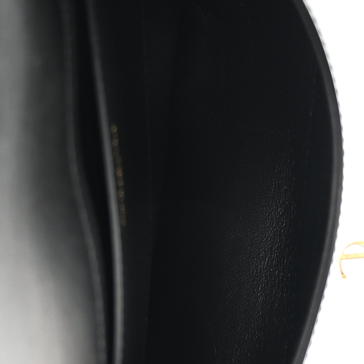Box Calfskin Mini Voltaire Top Handle Bag Black