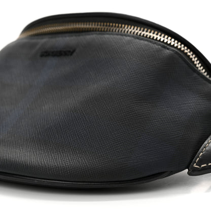 Burberry E-canvas Check Cason Mini Bum Bag Navy Blue 10 of 13