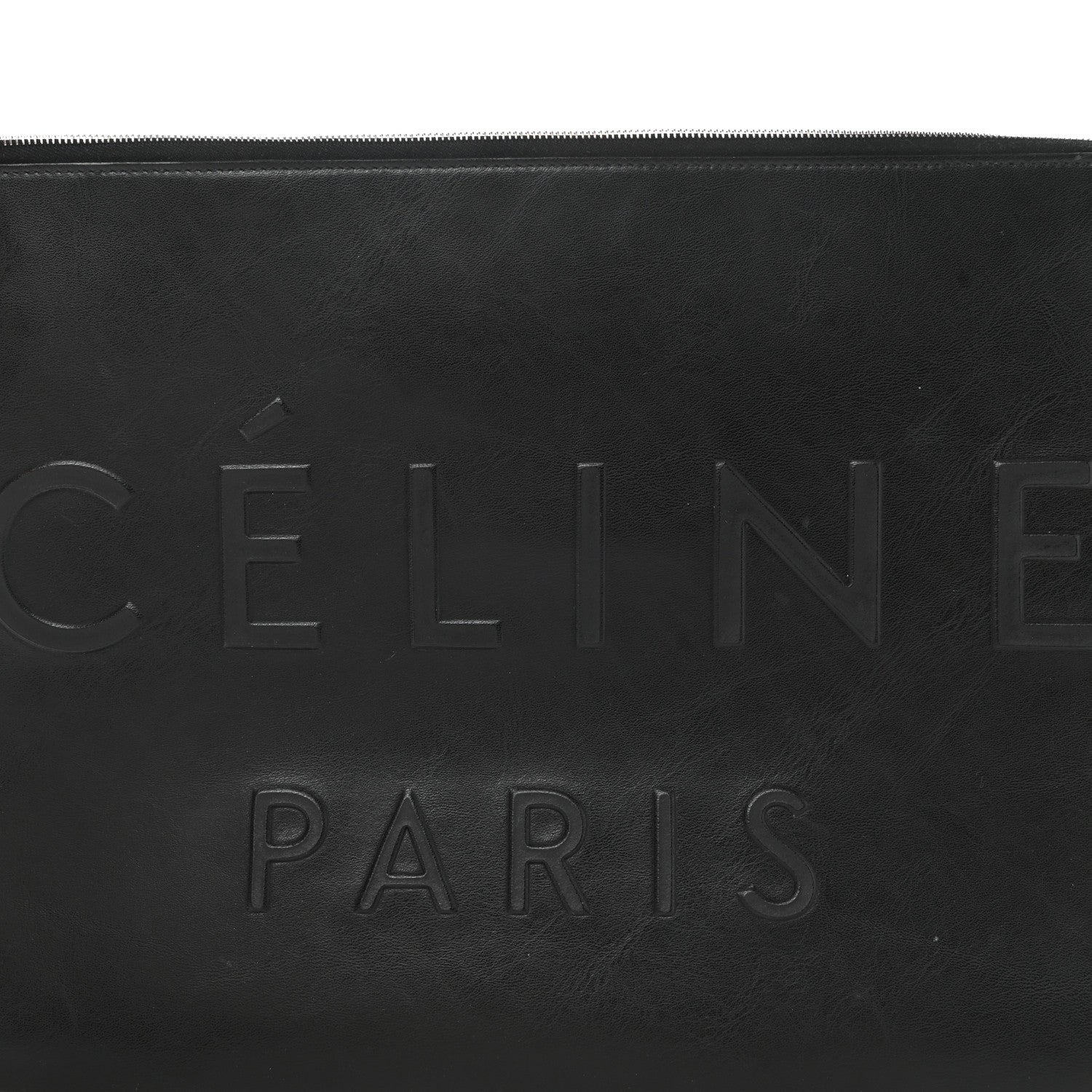 Celine Calfskin Large Made In Clutch Pouch Black 7 of 10