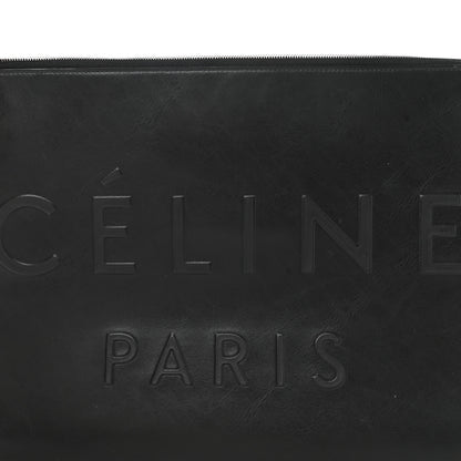 Celine Calfskin Large Made In Clutch Pouch Black 7 of 10